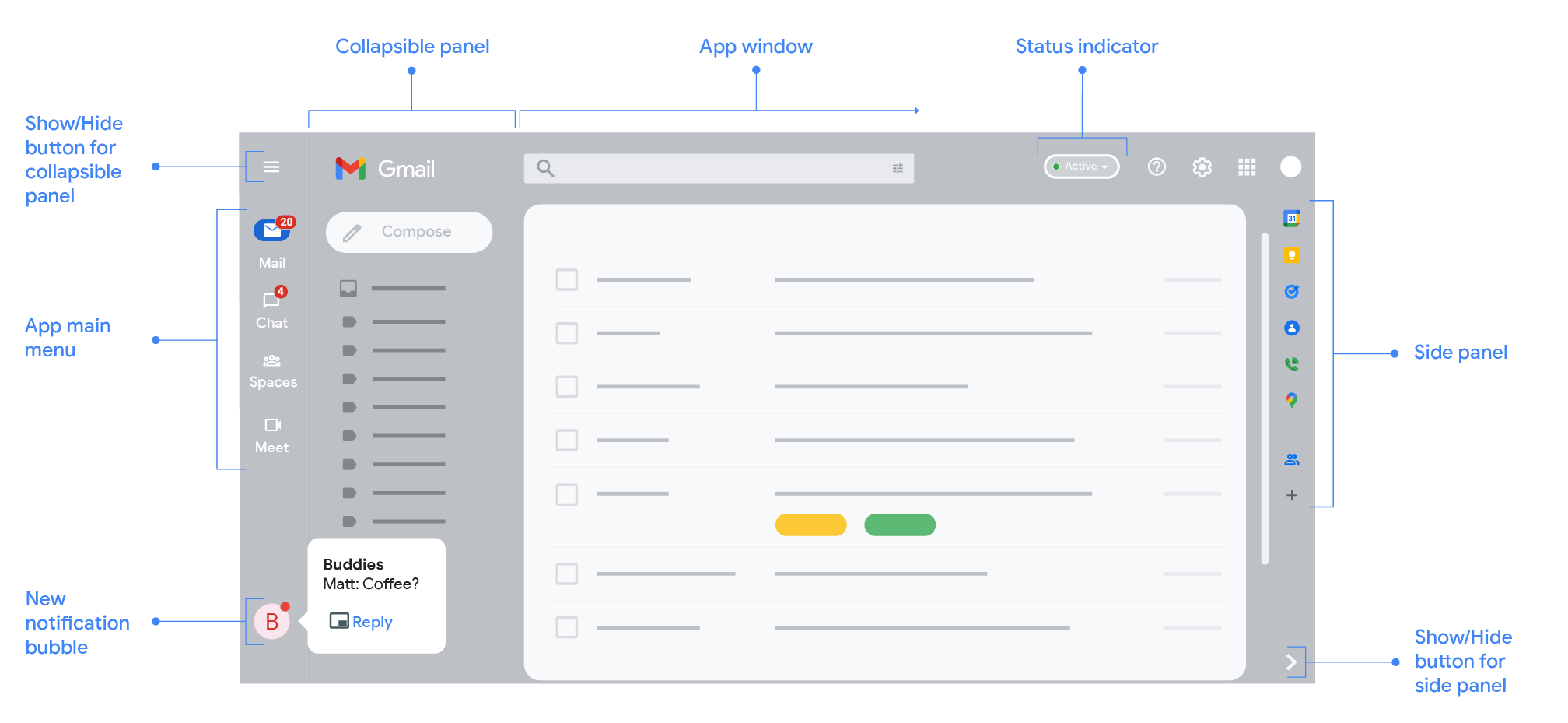 Your Guide to the New Gmail Interface 3 New Gmail Interface Update - UpCurve Cloud